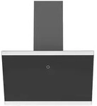 Respekta Dunstabzugshaube Skala, Schwarz, Metall, Glas, A+++, 59.5x109.5x38.3 cm,