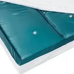 Beliani Wasserbettmatratze, Blau, Textil, 160x200 cm, Schlafzimmer, Matratzen...