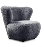 Lookway Sessel, Graphit, Textil, 85x74x58 cm, Wohnzimmer, Sessel, Polstersessel