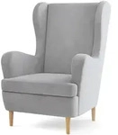 Masseno Sessel, Hellgrau, Holzwerkstoff, 78x103x85 cm, Wohnzimmer, Sessel,