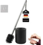 bremermann Wc-Garnitur, Schwarz, Metall, 11x48.5x11 cm, Badezimmer, WC...