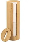 eluno Toilettenpapieraufbewahrung,, Braun, Holz, 14.5x42x14.5 cm, Badaccessoires