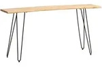 Kadima Design Schreibtisch, Akazie, Metall, Echtholz,Akazie, Rechteckig,Rechteckig,