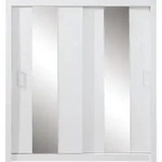 Masseno Schwebet&uuml;renschrank, Wei&szlig;, Holzwerkstoff, 4 F&auml;cher, 3 Schubladen,