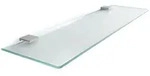 Tulup Glasregal, Transparent, Glas, 70x0.6x13 cm, Wohnzimmer, Regale, Wandregale