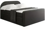 Altdecor Boxspringbett, Schwarz, Holzwerkstoff, H&ouml;he ca. 20 cm, 140x200 cm,