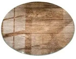 Tulup Tischplatte, Dunkelbraun, Glas, 50x50x0.4 cm, Esszimmer, Tische,...