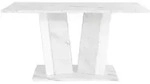 Mirjan24 Couchtisch, Wei&szlig;, Holzwerkstoff, Rechteckig,Rechteckig, 100x55x60 cm,