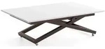 WFL Group Couchtisch, Wei&szlig;, Metall, Nachbildung, 12-Sitzer,...