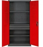Jan Nowak Werkzeugschrank, Anthrazit, Metall, Rechteckig, 92x185x50 cm,...