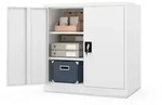 Jan Nowak Metallschrank, Wei&szlig;, Metall, 93x90x60 cm, Arbeitszimmer,...