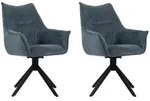 Mr. Deko Esszimmerstuhl, Blau, Metall, Uni, 1-Sitzer, 62x90x66 cm, Esszimmer,