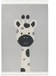 Obsession Kinderteppich My Fano, Mehrfarbig, Grau, Textil, Giraffe, rechteckig,