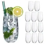 Relaxdays Trinkgl&auml;ser, Transparent, Glas, Essen & Trinken, Gl&auml;ser, Gl&auml;ser-Sets