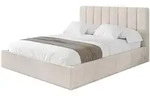 Altdecor Polsterbett, Beige, Textil, H3 + H4, 120x200 cm, Schlafzimmer, Betten,