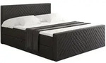 Altdecor Boxbett, Schwarz, Holzwerkstoff, H&ouml;he ca. 20 cm, 180x200 cm,...