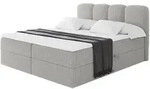 Altdecor Boxbett, Hellgrau, Holzwerkstoff, H3, H&ouml;he ca. 20 cm, 160x200 cm,