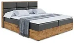 Altdecor Boxbett, Schwarz, Kunststoff, H&ouml;he ca. 20 cm, 140x200 cm,...