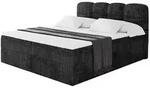 Altdecor Boxbett, Graubraun, Holzwerkstoff, H4, H&ouml;he ca. 20 cm, 160x200 cm,