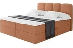 Altdecor Boxbett, Orange, Holzwerkstoff, H4, H&ouml;he ca. 20 cm, 180x200 cm,