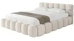 Altdecor Polsterbett, Beige, Textil, H3 + H4, 200x200 cm, Schlafzimmer, Betten,