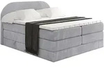 Altdecor Boxspringbett, Grau, Holzwerkstoff, H&ouml;he ca. 20 cm, 120x200 cm,