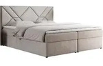Boxbett, Beige, Textil, 2-Sitzer, H3, 7-Zonen, Rechteckig, 120x200 cm,...