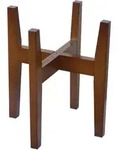 MCW Pflanzenst&auml;nder, Braun, Holz, 37x30x37 cm, Wohnzimmer, Wohnzimmertische,