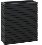 MCW Pflanzkasten, Schwarz, Holz, 63x77x23 cm, Gartenzubeh&ouml;r, Blument&ouml;pfe