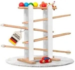 Coemo Kugelbahn, Grau, Holz, 26x70 cm, unisex, Spielzeug, Holzspielzeug