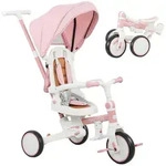 Aiyaplay Dreirad, Rosa, Metall, 49x101x96.5 cm, unisex, Outdoor Spielzeug,