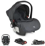 Moni Babyschale, Schwarz, Kunststoff, 44x68x44 cm, unisex, Baby on Tour,...