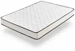 Moonia Matratze, Wei&szlig;, Textil, Rechteckig, 135x190 cm, Oeko-Tex&reg;,...