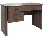 MCW Schreibtisch, Walnuss, Holz, 110x78x60 cm, Arbeitszimmer, Schreibtische,
