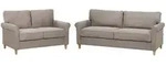 Beliani 5-Sitzer-Sofa, Braun, Hellbraun, Textil, 78x78x190 cm, Wohnzimmer,...