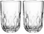 Leonardo Latte-Macchiato-Set Gocce 2, Klar, Glas, 2-teilig, 7.9x11.9x7.9 cm,...