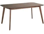 Beliani Esstisch, Dunkelbraun, Holzwerkstoff, 6-Sitzer, Rechteckig, 90x81x150...