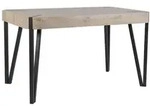 Beliani Esstisch, Hellbraun, Holzwerkstoff, 4-Sitzer, Rechteckig, 80x75x130 cm,