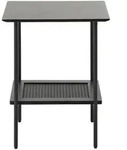 Selsey Beistelltisch, Dunkelbraun, Metall, Quadratisch, 45x55x45 cm, Wohnzimmer,