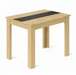 Mid.you Esstisch, Honigeiche, Holzwerkstoff, rechteckig, eckig, 50x75x80 cm,