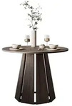 Lookway Esstisch, Nussbaum, Holzwerkstoff, 100x76x100 cm, Esszimmer, Tische,