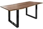 Massivmoebel24 Baumtisch, Natur, Holz, Echtholz,Akazie, 8-Sitzer, 90x76x180 cm,