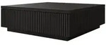Mirjan24 Couchtisch, Schwarz, Holzwerkstoff, Rechteckig,Rechteckig, 80x26x81 cm,