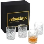 Relaxdays Whiskygl&auml;ser, Transparent, Glas, Essen & Trinken, Gl&auml;ser,...