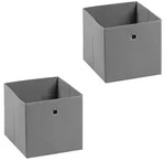 Idimex Faltbox, Grau, Textil, Mode, Quadratisch, 32x32x32 cm, Ordnen &...