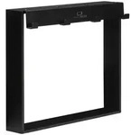 Duschregal, Schwarz, Metall, 8x42.5x52.5 cm, Badezimmer, Baden & Duschen,