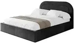 Altdecor Polsterbett, Schwarz, Textil, 180x200 cm, Schlafzimmer, Betten,