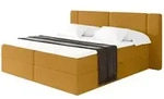 Altdecor Boxbett, Dunkelgelb, Holzwerkstoff, H4, H&ouml;he ca. 20 cm, 160x200 cm,