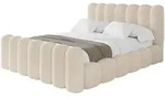 Altdecor Polsterbett, Creme, Textil, H3 + H4, 140x200 cm, Schlafzimmer, Betten,
