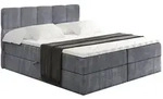 Altdecor Boxbett, Dunkelgrau, Kunststoff, H3, 140x200 cm, Schlafzimmer, Betten,